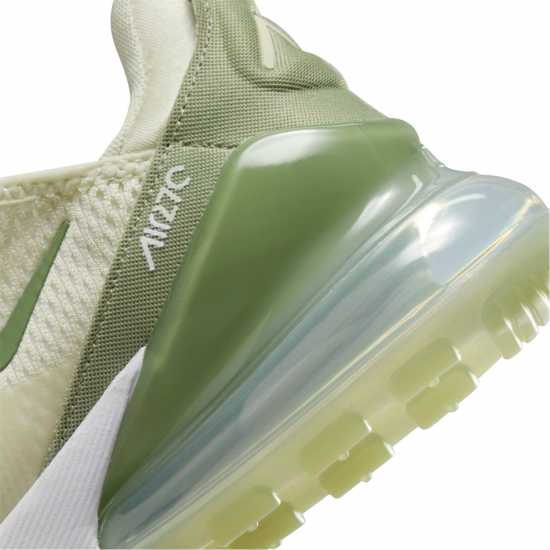 Nike Дамски Маратонки Air Max 270 Ladies Trainers Green/White Дамски маратонки