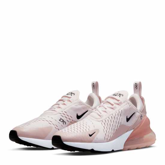 Nike Дамски Маратонки Air Max 270 Ladies Trainers Светлорозово/Розово 
