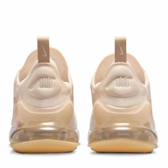 Nike Дамски Маратонки Air Max 270 Ladies Trainers Sand/Gold 
