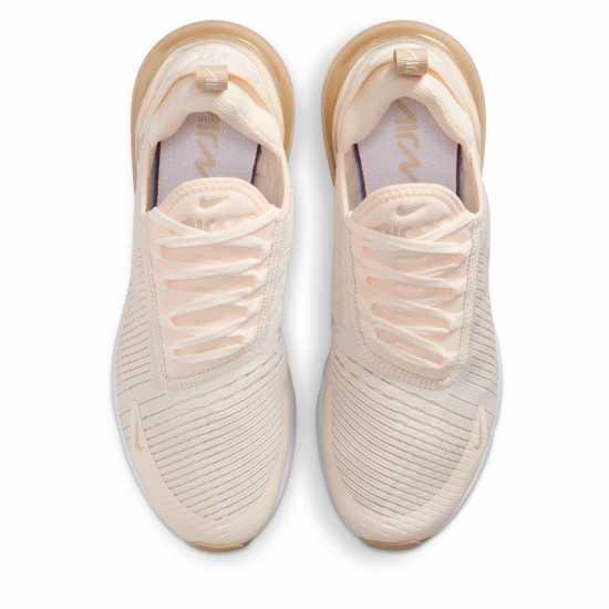 Nike Дамски Маратонки Air Max 270 Ladies Trainers Sand/Gold 