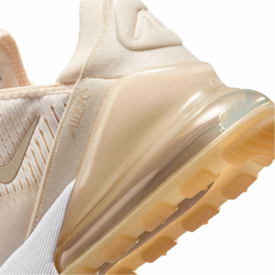 Nike Дамски Маратонки Air Max 270 Ladies Trainers Sand/Gold 
