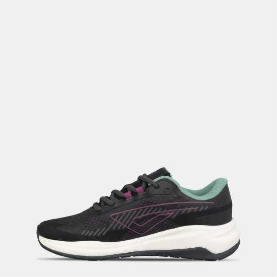 Karrimor Tempo Running Trainers Ladies Black/Teal 