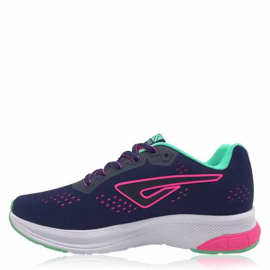 Дамски Маратонки За Бягане Karrimor Tempo 8 Ladies Running Shoes Navy/Pink Дамски маратонки