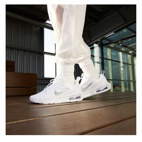 Nike Air Max Intrlk Lite Shoes Ladies White/Silver Дамски маратонки