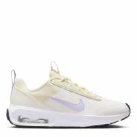 Nike Air Max Intrlk Lite Shoes Ladies Оф бяло/лилаво Дамски високи кецове