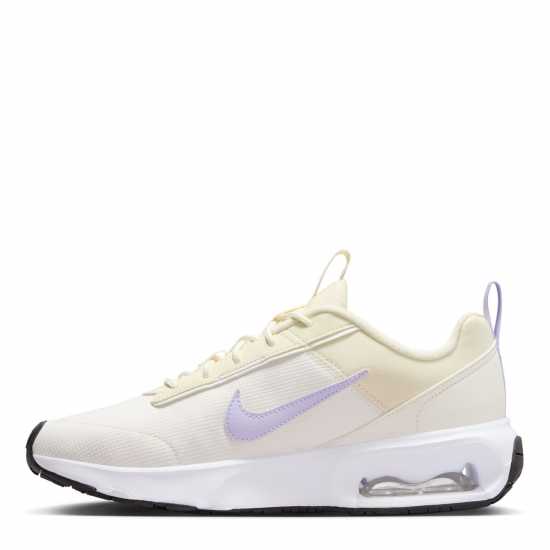 Nike Air Max Intrlk Lite Shoes Ladies Оф бяло/лилаво Дамски високи кецове