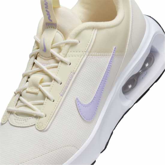 Nike Air Max Intrlk Lite Shoes Ladies Оф бяло/лилаво Дамски високи кецове