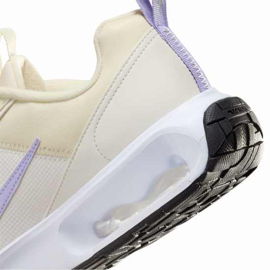 Nike Air Max Intrlk Lite Shoes Ladies Оф бяло/лилаво Дамски високи кецове
