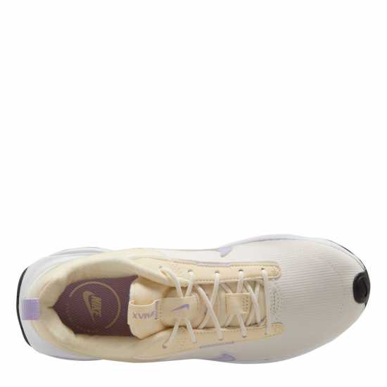 Nike Air Max Intrlk Lite Shoes Ladies Оф бяло/лилаво Дамски високи кецове