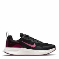 Nike Wearallday Trainers Womens Black/Pink Дамски маратонки