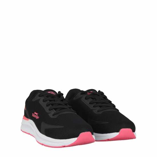 Slazenger Assent Trainer Womens Черно/Розово Slazenger Assent Trainer Womens Черно/Розово