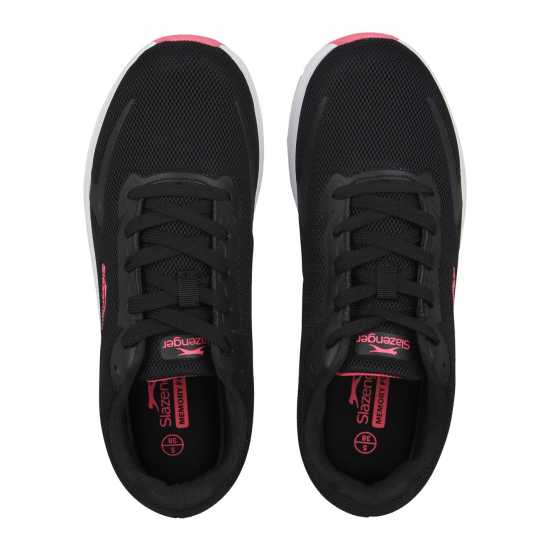 Slazenger Assent Trainer Womens Черно/Розово Slazenger Assent Trainer Womens Черно/Розово