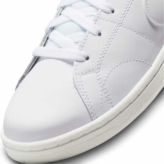 Nike Средни Спортни Обувки Court Royale 2 Mid Top Trainers White/White Дамски високи кецове