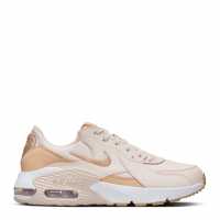 Nike Дамски Маратонки Air Max Excee Ladies Trainers Beige/Pink Shimmer Дамски маратонки
