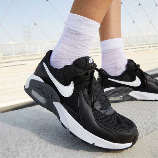 Nike Дамски Маратонки Air Max Excee Ladies Trainers Black/White - Дамски маратонки