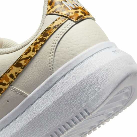 Nike Мъжки Маратонки Court Vision Alta Leather Womens Trainers White/Leopard Дамски маратонки