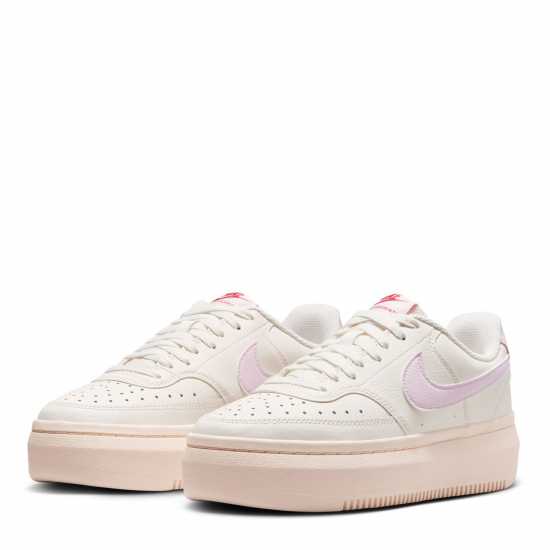 Дамски маратонки Nike Мъжки Маратонки Court Vision Alta Leather Womens Trainers Бяло/Розово Nike Мъжки Маратонки Court Vision Alta Leather Womens Trainers Бяло/Розово Дамски маратонки
