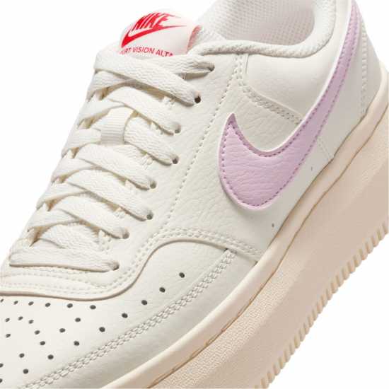Дамски маратонки Nike Мъжки Маратонки Court Vision Alta Leather Womens Trainers Бяло/Розово Nike Мъжки Маратонки Court Vision Alta Leather Womens Trainers Бяло/Розово Дамски маратонки