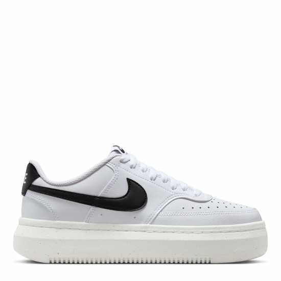 Дамски маратонки Nike Мъжки Маратонки Court Vision Alta Leather Womens Trainers Бяло/Черно-Парус Nike Мъжки Маратонки Court Vision Alta Leather Womens Trainers Бяло/Черно-Парус Дамски маратонки