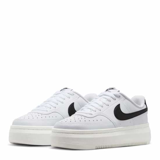 Дамски маратонки Nike Мъжки Маратонки Court Vision Alta Leather Womens Trainers Бяло/Черно-Парус Nike Мъжки Маратонки Court Vision Alta Leather Womens Trainers Бяло/Черно-Парус Дамски маратонки