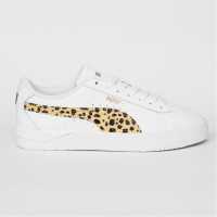 Puma Мъжки Маратонки Jada Womens Trainers Бяло/Леопард 