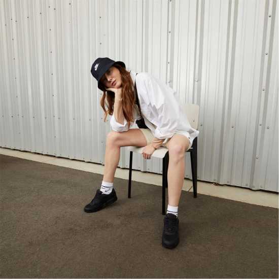 Nike Мъжки Маратонки Air Max 90 Womens Trainers Трикратно черно Дамски маратонки