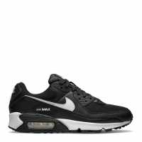 Nike Мъжки Маратонки Air Max 90 Womens Trainers Черно/Бяло Дамски маратонки