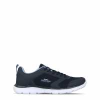 Slazenger Force Mesh Trainers Womens Navy/Purple Дамски високи кецове