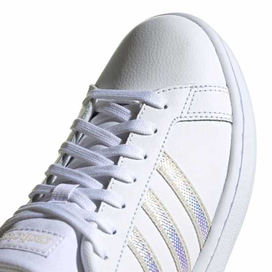 Adidas Grand Court Shoes Womens White/Alumi Дамски маратонки