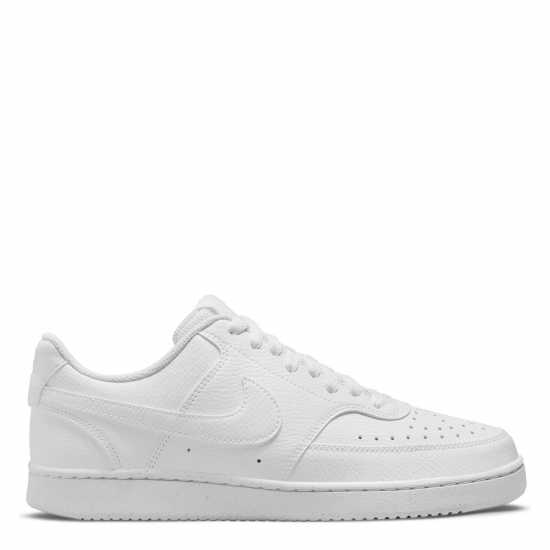 Nike Court Vision Low Next Nature Trainers White/White Дамски маратонки