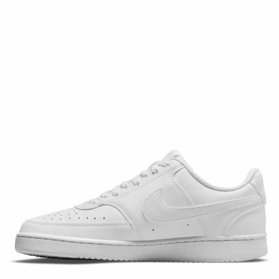 Nike Court Vision Low Next Nature Trainers White/White Дамски маратонки