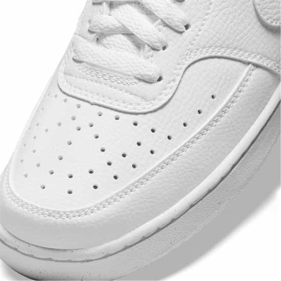 Nike Court Vision Low Next Nature Trainers White/White Дамски маратонки