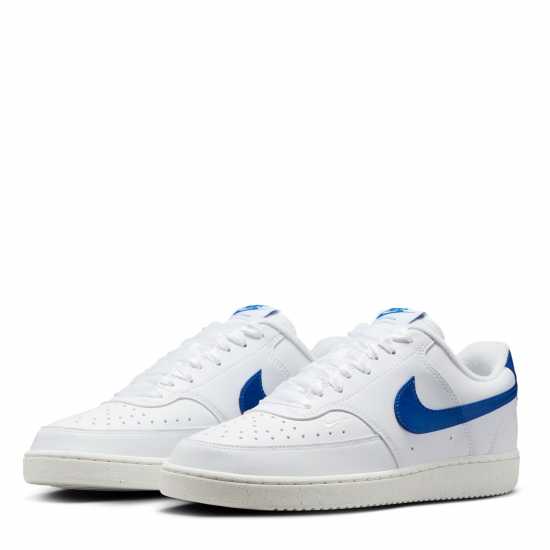 Nike Court Vision Low Next Nature Trainers Бяло/Игрално синьо Найк Обувки