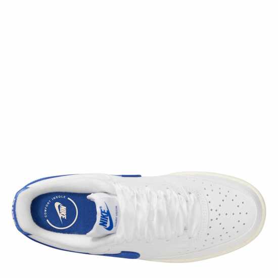 Nike Court Vision Low Next Nature Trainers Бяло/Игрално синьо Найк Обувки