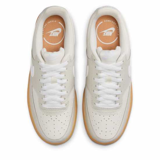 Nike Court Vision Low Next Nature Trainers Кост/Бял/Гума 