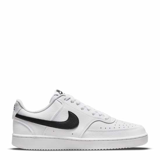 Nike Court Vision Low Next Nature Trainers Бяло/Черно Дамски високи кецове