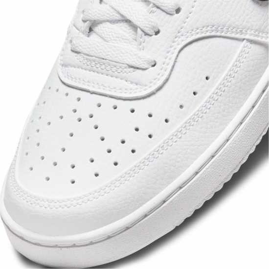 Nike Court Vision Low Next Nature Trainers Бяло/Черно Дамски високи кецове