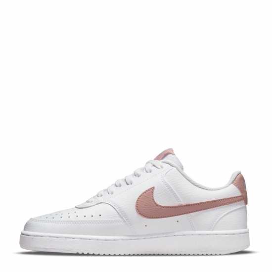 Nike Court Vision Low Next Nature Trainers White/Pink Дамски маратонки