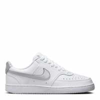 Nike Court Vision Low Next Nature Trainers White/Silver Дамски маратонки