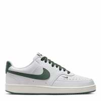 Nike Court Vision Low Next Nature Trainers White/Green Дамски високи кецове