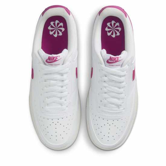 Nike Court Vision Low Next Nature Trainers Кактус Цвете/Бяло 