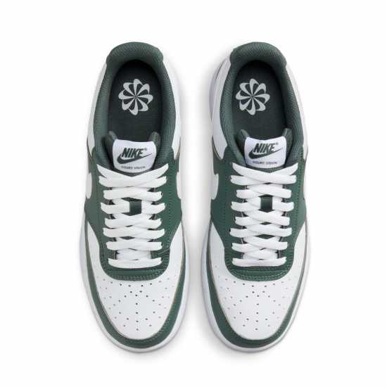 Nike Court Vision Low Next Nature Trainers Бяло/Зелено КБ 
