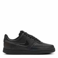 Nike Court Vision Low Next Nature Trainers Triple Black 