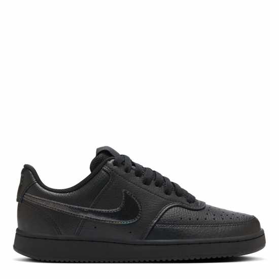 Nike Court Vision Low Next Nature Trainers Triple Black Nike Court Vision Low Next Nature Trainers Triple Black