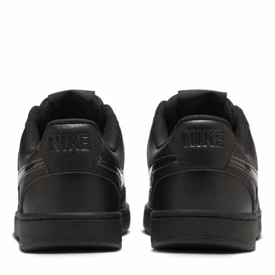 Nike Court Vision Low Next Nature Trainers Triple Black Nike Court Vision Low Next Nature Trainers Triple Black