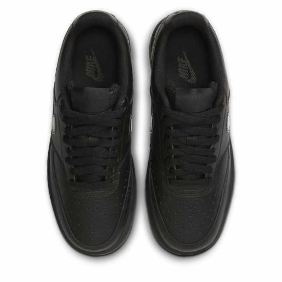 Nike Court Vision Low Next Nature Trainers Triple Black Nike Court Vision Low Next Nature Trainers Triple Black