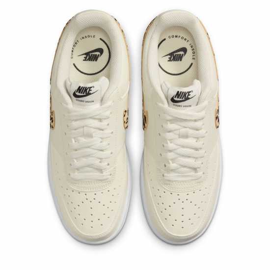 Nike Court Vision Low Next Nature Trainers Бяло/Леопард 