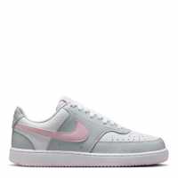Nike Court Vision Low Next Nature Trainers Бяло/Сиво/Розово Найк Обувки