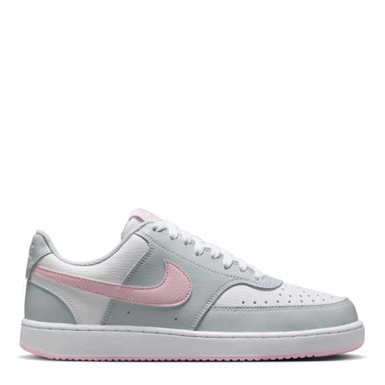 Nike Court Vision Low Next Nature Trainers Бяло/Сиво/Розово Найк Обувки