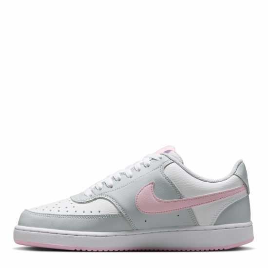 Nike Court Vision Low Next Nature Trainers Бяло/Сиво/Розово Найк Обувки